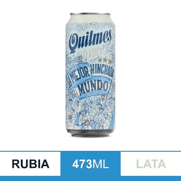 Quilmes Stout Cerveza Negra Lata 473ml