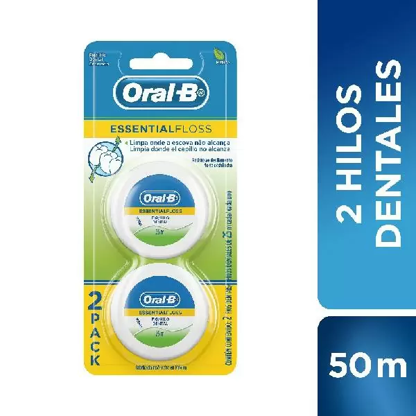 Oral B Hilo dental essencial x 2 - La Danesa : Juntos desde 1891